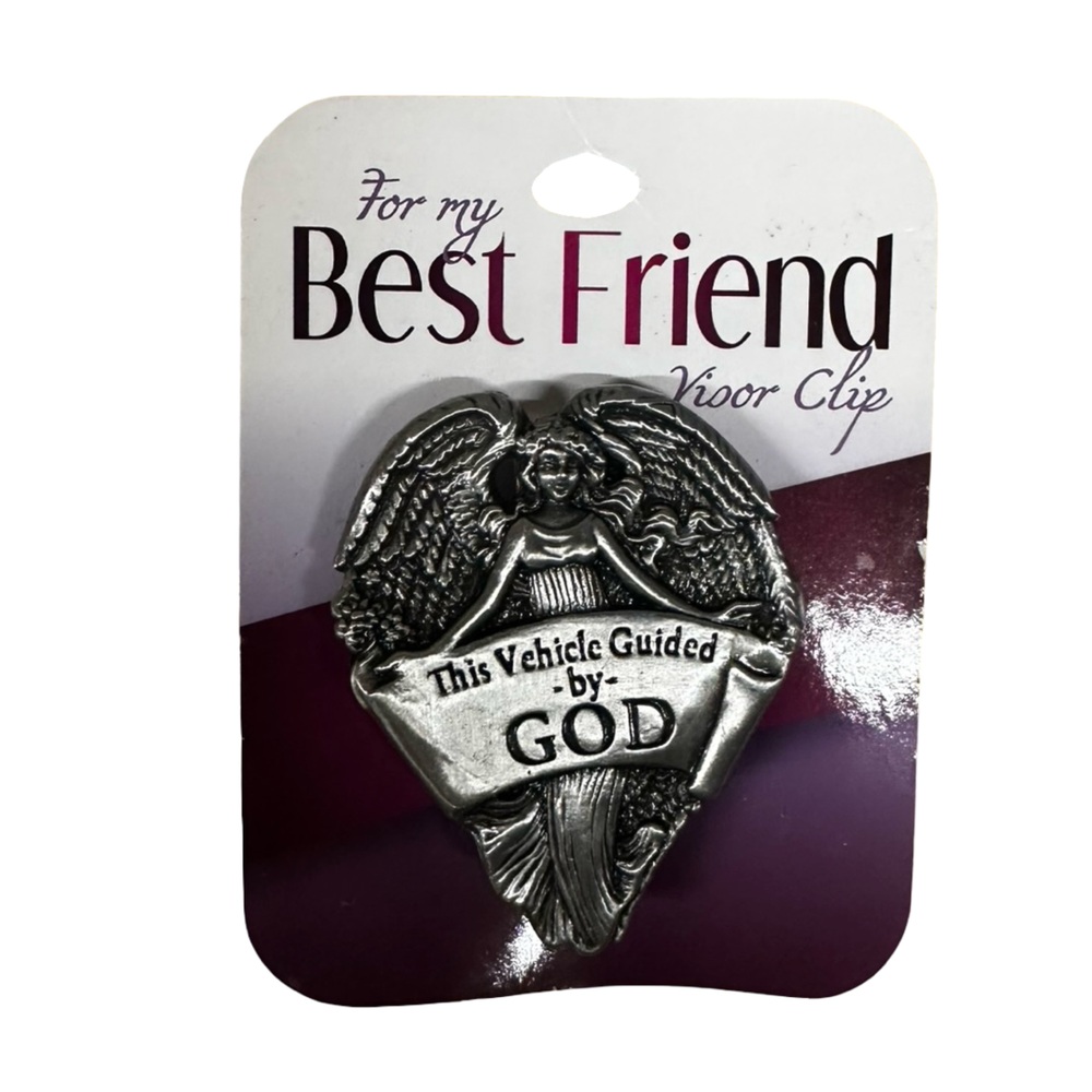 Best Friend Prayer Car Clip NWT